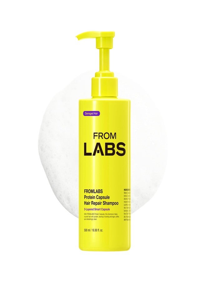 FROMLABS FROM LABS Protein Capsule Hair Repair Shampoo, Scalp Clarifying & Damage Repair, Hydrating Cleanse, Sulfate-Free, Color-Safe, All Hair Types, Korean Beauty, 16.9 fl oz - Image 1